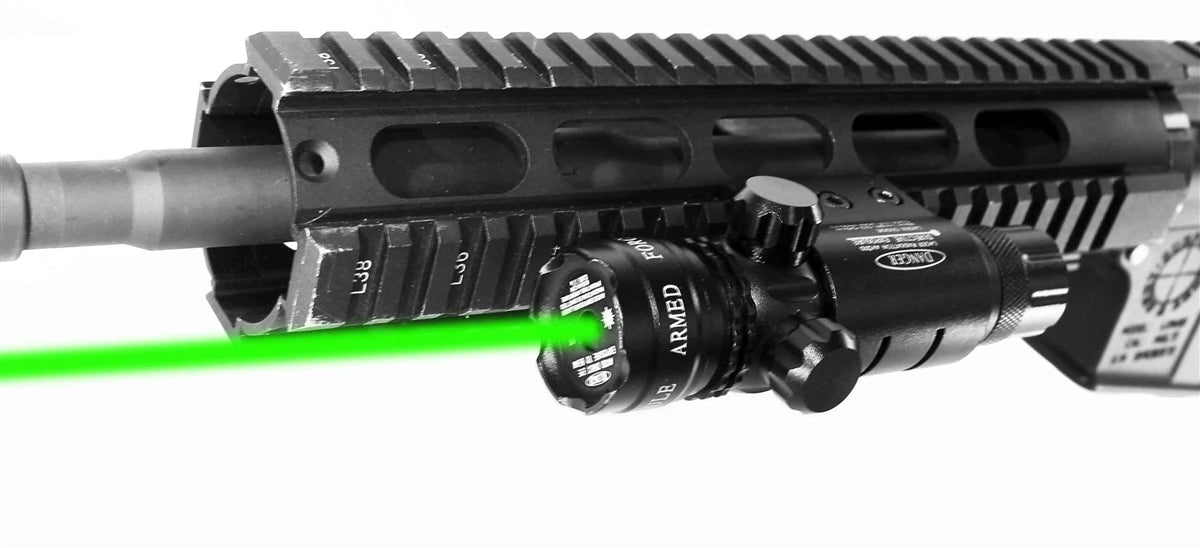 Tactical Green Dot Laser Sight Picatinny Style Rail Compatible With Ri