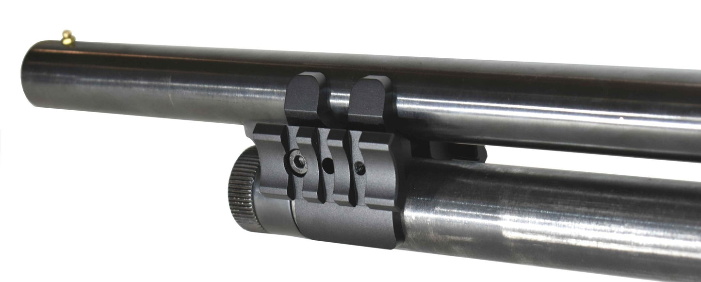 12 gauge shotgun picatinny base mount adapter aluminum black hunting tactical home defense. - TRINITY SUPPLY INC