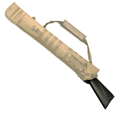 tan scabbard for rifles.