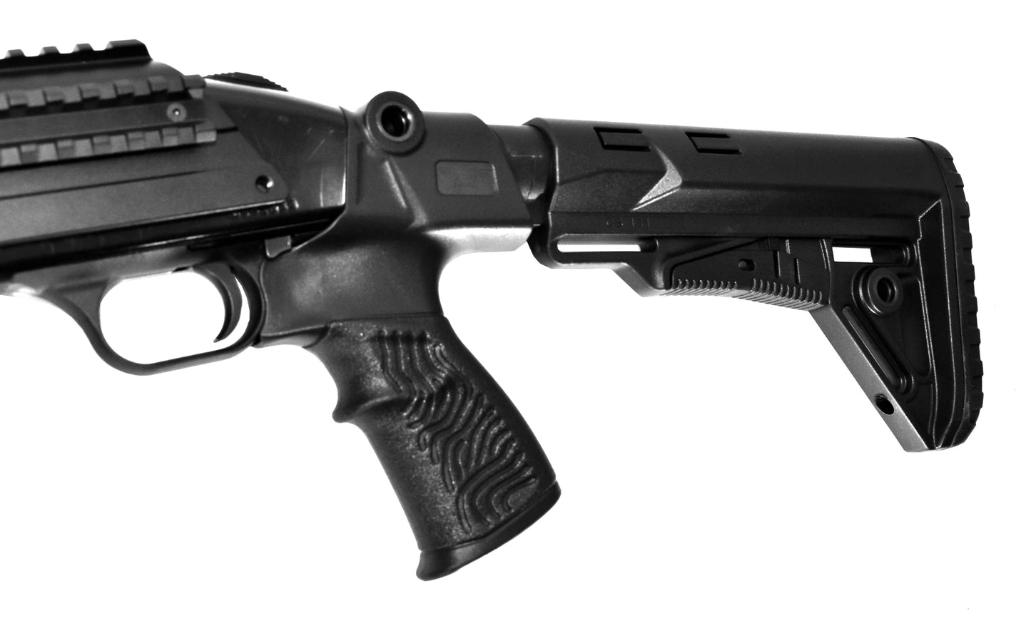 Mossberg 590a1 12 gauge shotgun stock black.