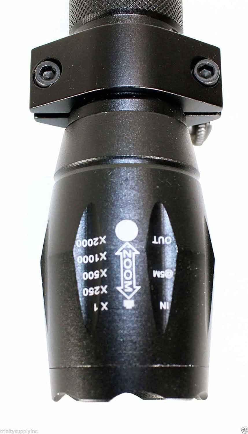Trinity 1000 Lumen LED Flashlight Compatible With Rock Island VRBP-100 12 Gauge Pump.