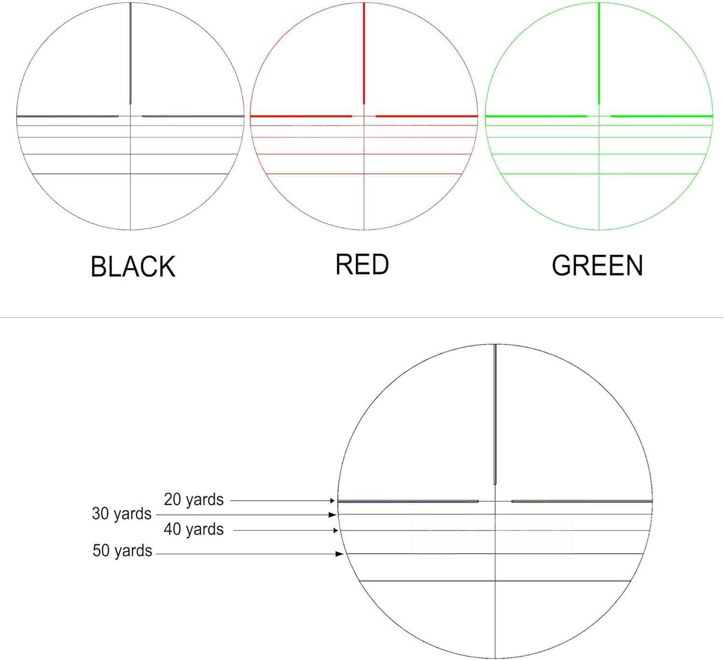 Crosman Challenger PCP air rifle scope sight 4x32 aluminum Illuminated Red Green reticle.