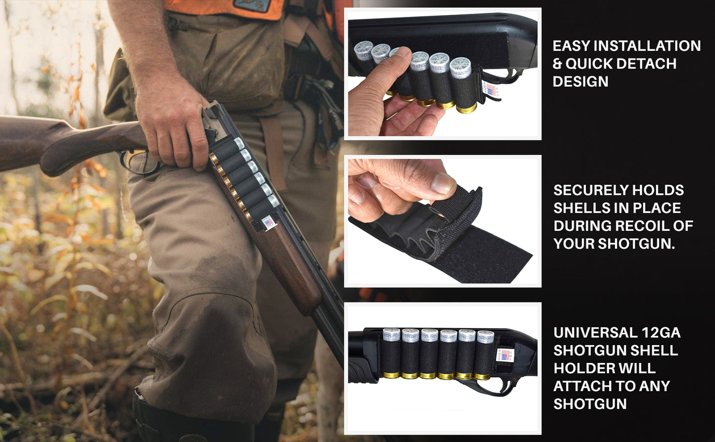 Benelli nova 12 gauge Shells Carrier Hunting Accessory Holder Tactical Shell Pouch Shell Round slug Carrier Reload.