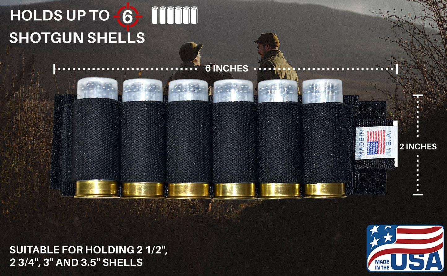 Trinity Shell Holder Compatible with Winchester SXP 12 Gauge Shells Carrier Hunting Accessory Holder Tactical Shell Pouch Ammo Shell Round slug Carrier Reload Adapter Target.