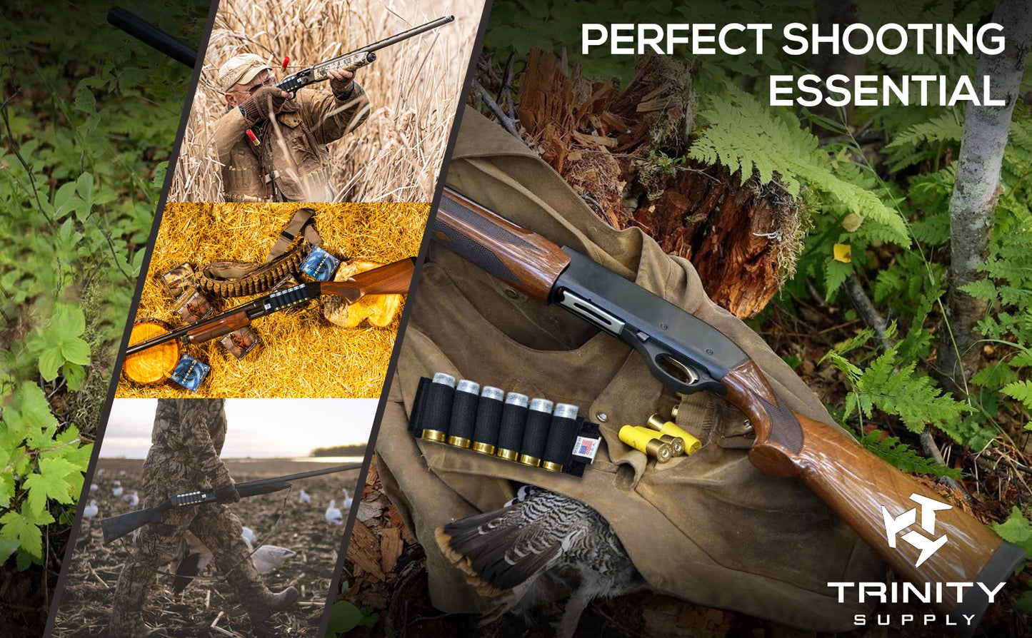 Trinity Shell Holder compatible with Beretta A300 12 gauge shotgun hunting gear.