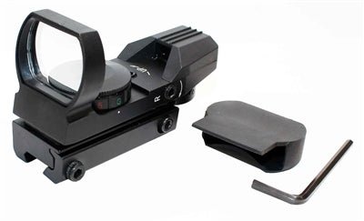 Mossberg 500 picatinny base mount, shell holder and reflex sight combo 12 gauge.