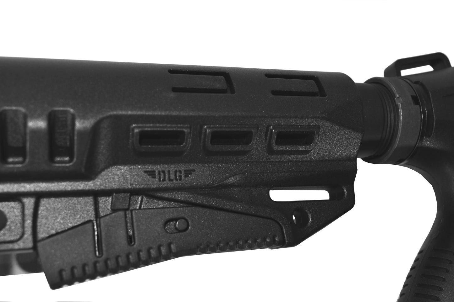 Tactical Insane Stock Compatible With Mossberg 590 12 Gauge Pump.