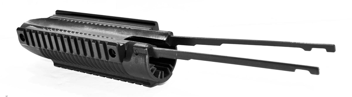 Mossberg Maverick 88 12 Gauge Pump Action Handguard With Angled Foregrip black.