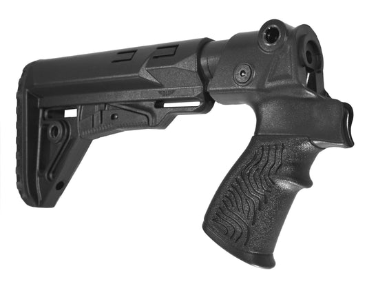 Mossberg 500 20 gauge shotgun stock black.