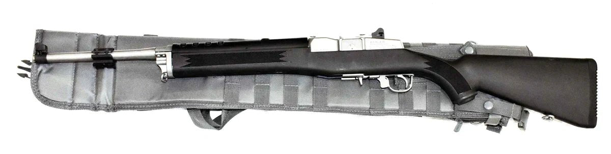 Akkar Churchill 612 Pump shotgun case gray scabbard padded hunting 35 inches long. - TRINITY SUPPLY INC