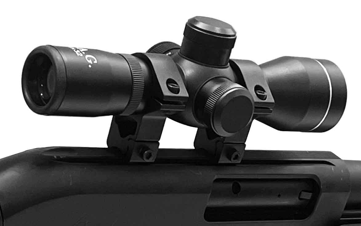 ATI TAC PX2 Pump scope sight 4x32 aluminum Illuminated Red reticle UAG. - TRINITY SUPPLY INC