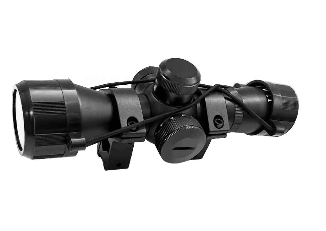 Crosman Shockwave NP air rifle scope sight 4x32 aluminum Illuminated Red reticle UAG. - TRINITY SUPPLY INC