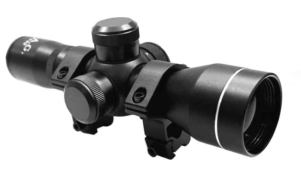 Gamo Swarm Magnum Air Rifle scope sight 4x32 aluminum Illuminated Red reticle UAG. - TRINITY SUPPLY INC