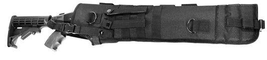 Lever Action Axe .410 Tactical Scabbard black hunting tactical Molle soft padded case Atv horse motorcycle holder adapter 25 inches. - TRINITY SUPPLY INC