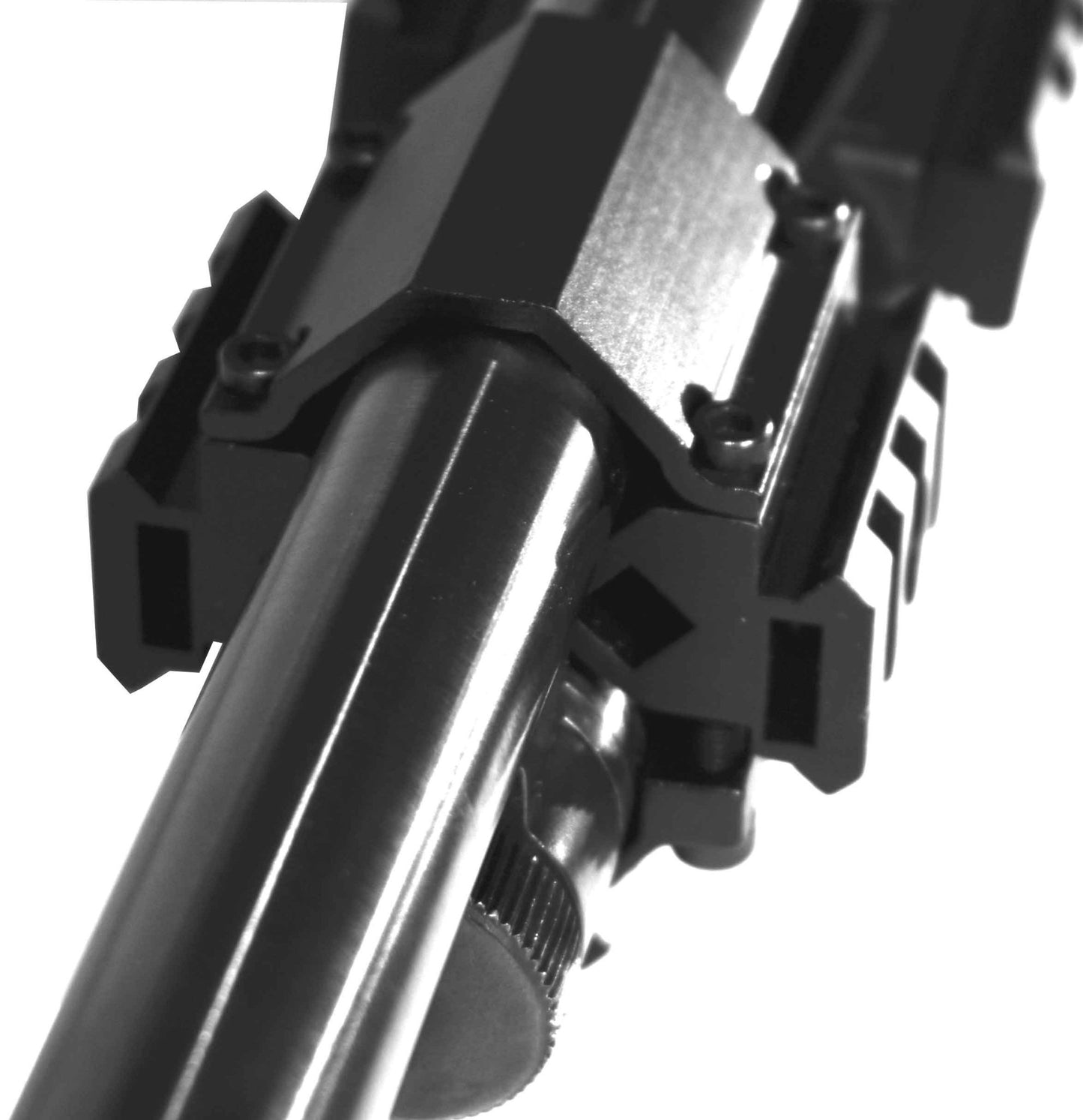 Maverick 88 12 gauge pump magazine tube mount picatinny rail. - TRINITY SUPPLY INC