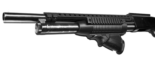 Mossberg 500 12 Gauge Pump Action Handguard With Angled Foregrip black. - TRINITY SUPPLY INC