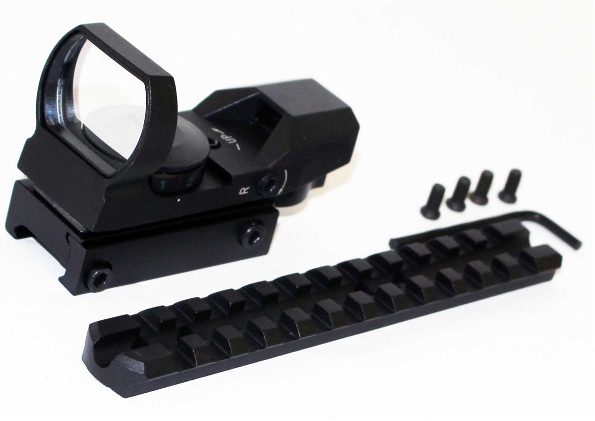 Mossberg 500 12 gauge pump reflex sight with base and shell carrier combo. - TRINITY SUPPLY INC