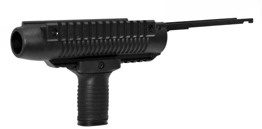 Mossberg 500A 12 gauge forend pump and tactical grip combo black hunting tactical home defense. - TRINITY SUPPLY INC