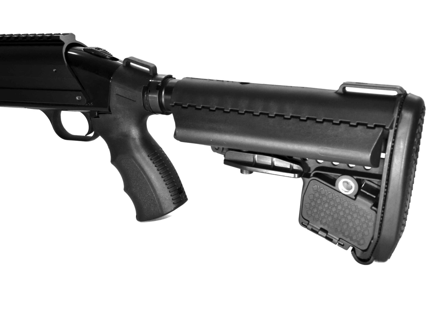 Mossberg 500A 12 gauge shotgun collapsible stock - TRINITY SUPPLY INC