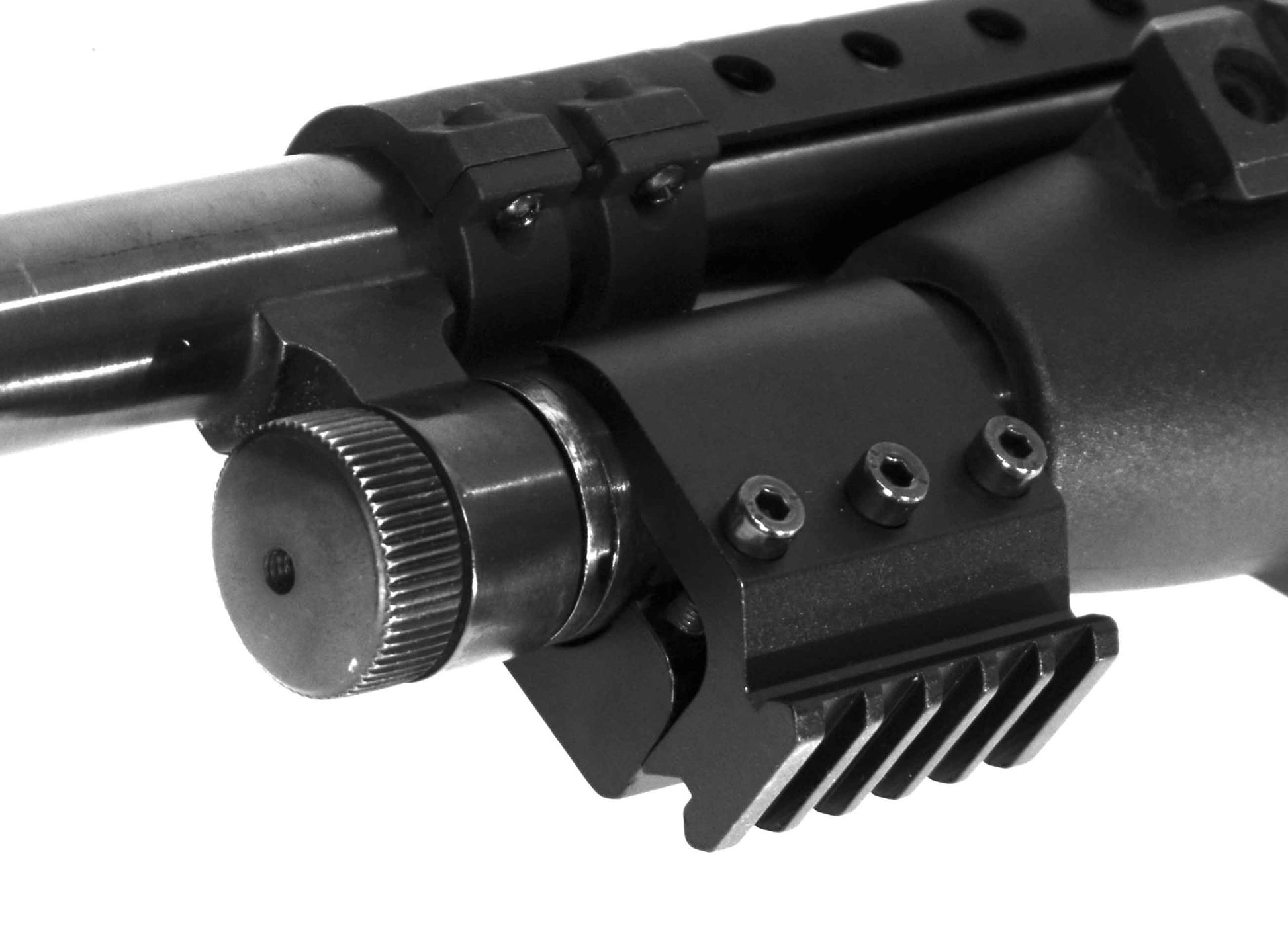Mossberg 590 20 gauge pump tactical flashlight with mount aluminum black hunting light. - TRINITY SUPPLY INC