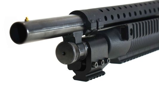 Remington 870 20 gauge magazine tube mount picatinny rail aluminum black. - TRINITY SUPPLY INC