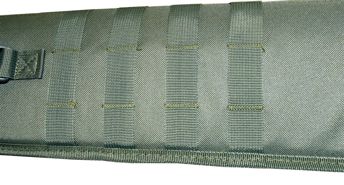 Ruger mini 14 rifle padded scabbard green olive color hunting. - TRINITY SUPPLY INC