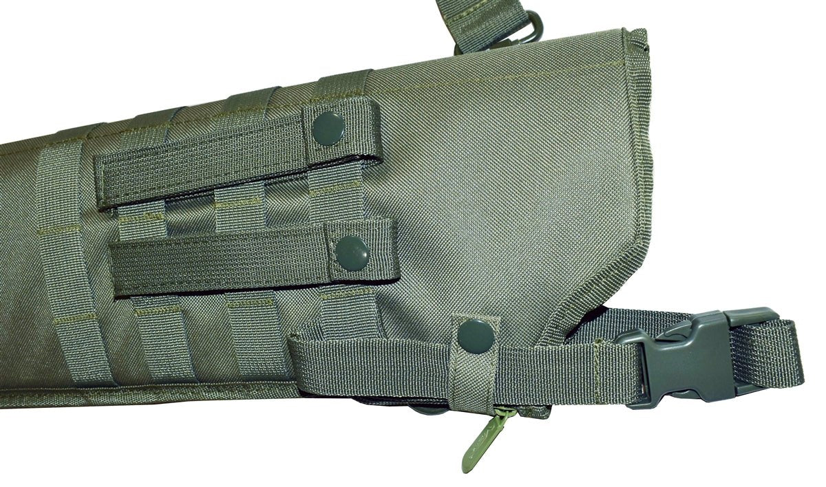 Ruger mini 14 rifle padded scabbard green olive color hunting. - TRINITY SUPPLY INC