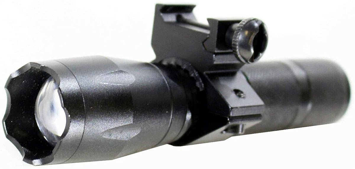 Tactical 1000 Lumen Flashlight With Mount Compatible With Mossberg 500 12 Gauge Pumps. - TRINITY SUPPLY INC