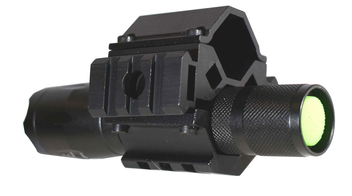 Tactical 1200 Lumen Flashlight With Mount Compatible With 12 Gauge Shotguns. - TRINITY SUPPLY INC