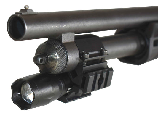 Tactical 1200 Lumen Flashlight With Mount Compatible With 12 Gauge Shotguns. - TRINITY SUPPLY INC