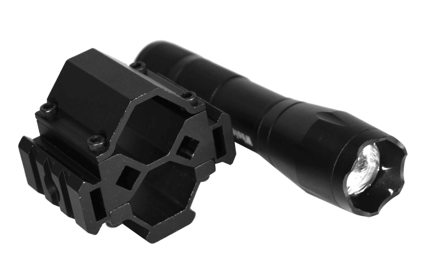 Tactical 1200 Lumen Flashlight With Mount Compatible With 12 Gauge Shotguns. - TRINITY SUPPLY INC