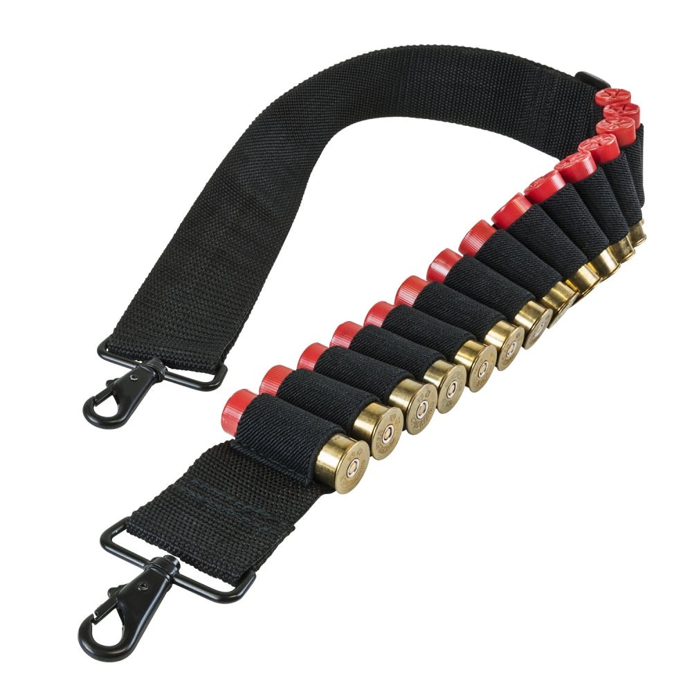 Tactical 15 Round Bandolier Sling Compatible With 12 Gauge Shotguns. - TRINITY SUPPLY INC