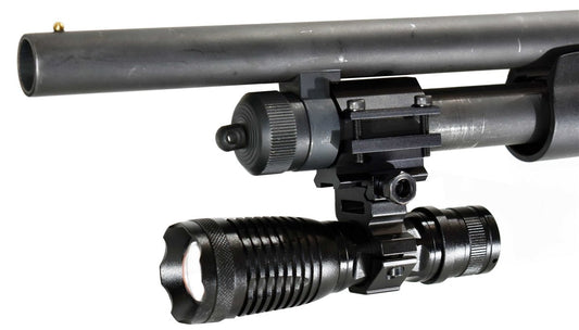 Tactical 1500 Lumen Flashlight With Mount Compatible With Escort WS-Guard 12 gauge Pump. - TRINITY SUPPLY INC