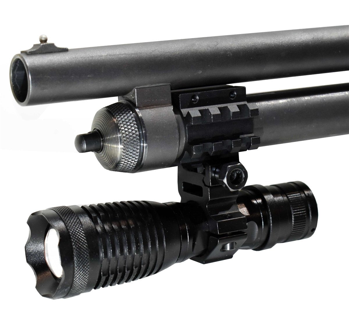 Tactical 1500 Lumen Flashlight With Mount Compatible With Escort WS-Guard 12 Gauge Shotgun. - TRINITY SUPPLY INC