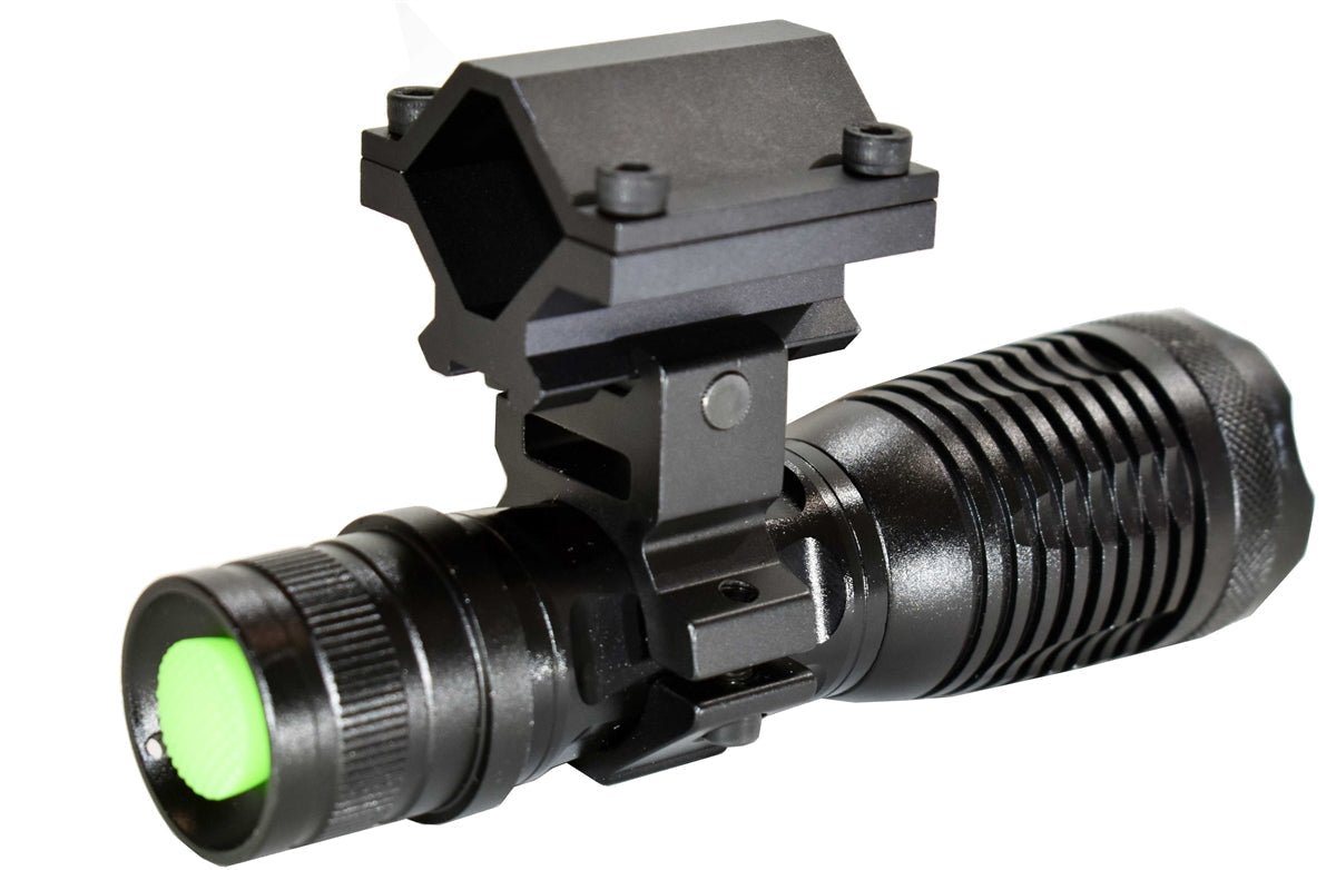 Tactical 1500 Lumen Flashlight With Mount Compatible With H&R 1871 12 gauge Pump. - TRINITY SUPPLY INC