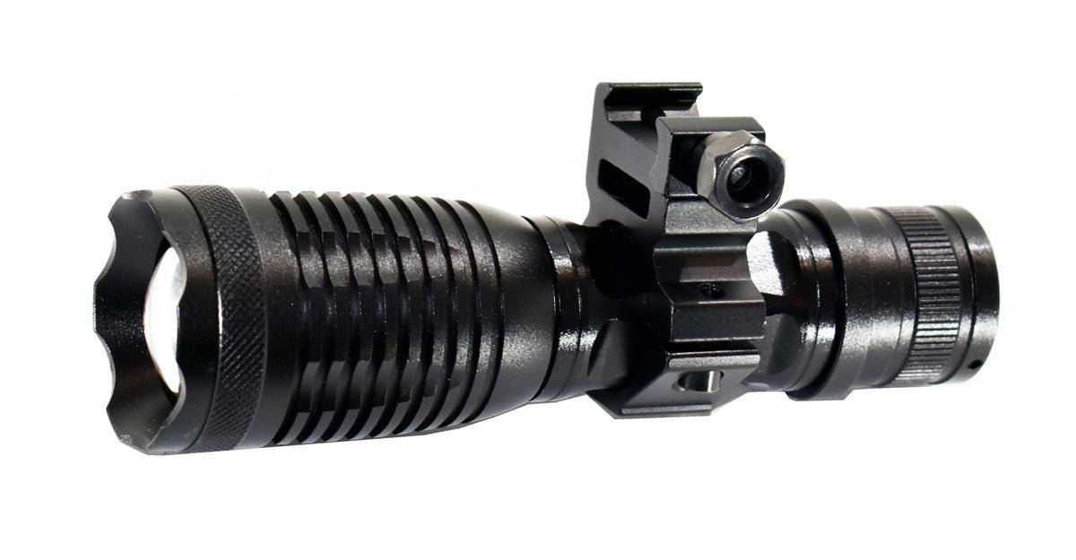Tactical 1500 Lumen Flashlight With Mount Compatible With Stevens 320 12 Gauge Shotgun. - TRINITY SUPPLY INC