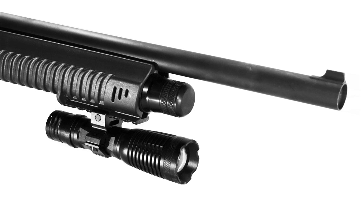 Tactical 1500 Lumen Flashlight With Picatinny Mount Compatible With Rifles. - TRINITY SUPPLY INC