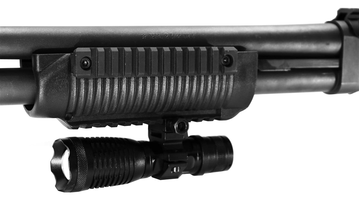 Tactical 1500 Lumen Flashlight With Picatinny Mount Compatible With Rifles. - TRINITY SUPPLY INC