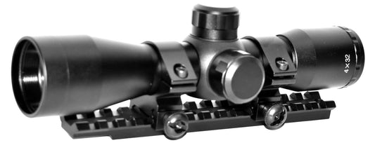 Tactical 4x32 Scope With Base Mount Compatible With Winchester SXP Defender 12 Gauge Pump. - TRINITY SUPPLY INC