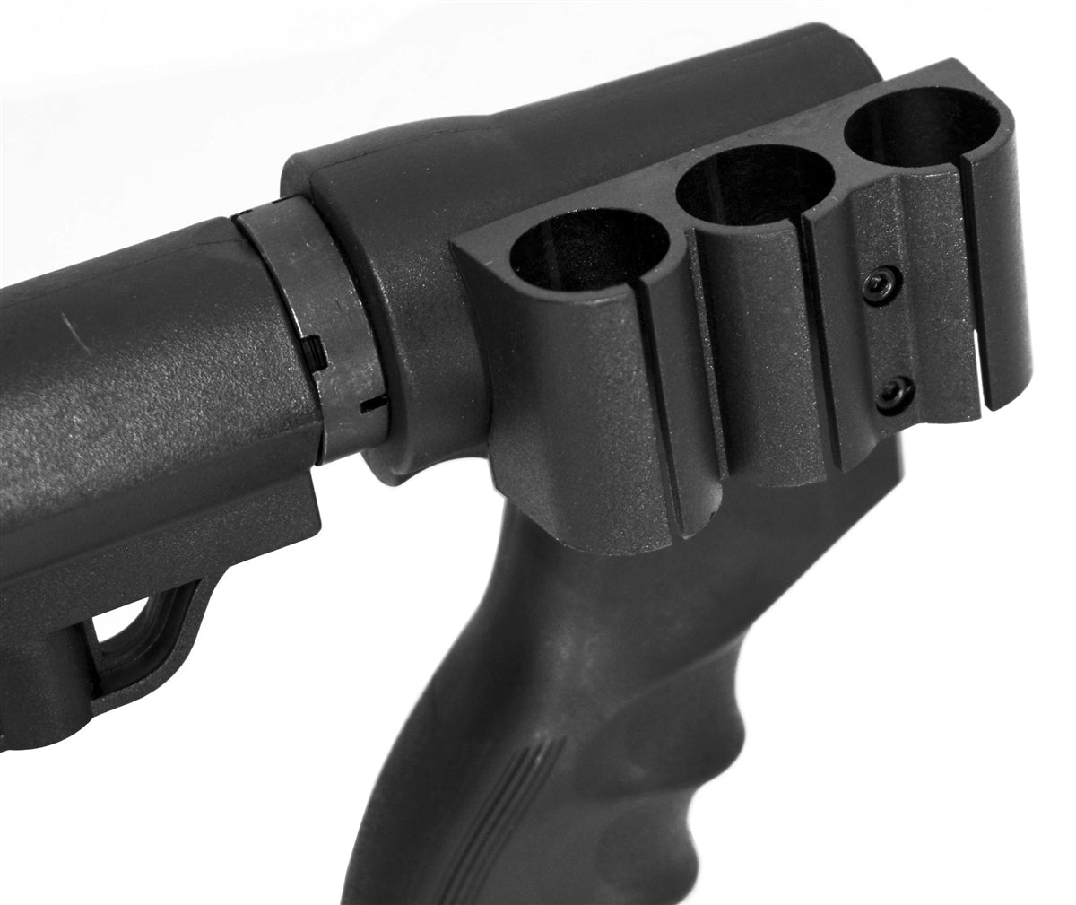 Tactical 6 Position Fury Stock For Remington 870 And H&R Pardner 1871 12 Gauge Pump. - TRINITY SUPPLY INC