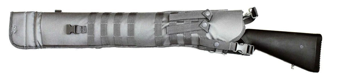 Tactical case for Maverick 88 12 gauge shotgun gray scabbard padded hunting. - TRINITY SUPPLY INC