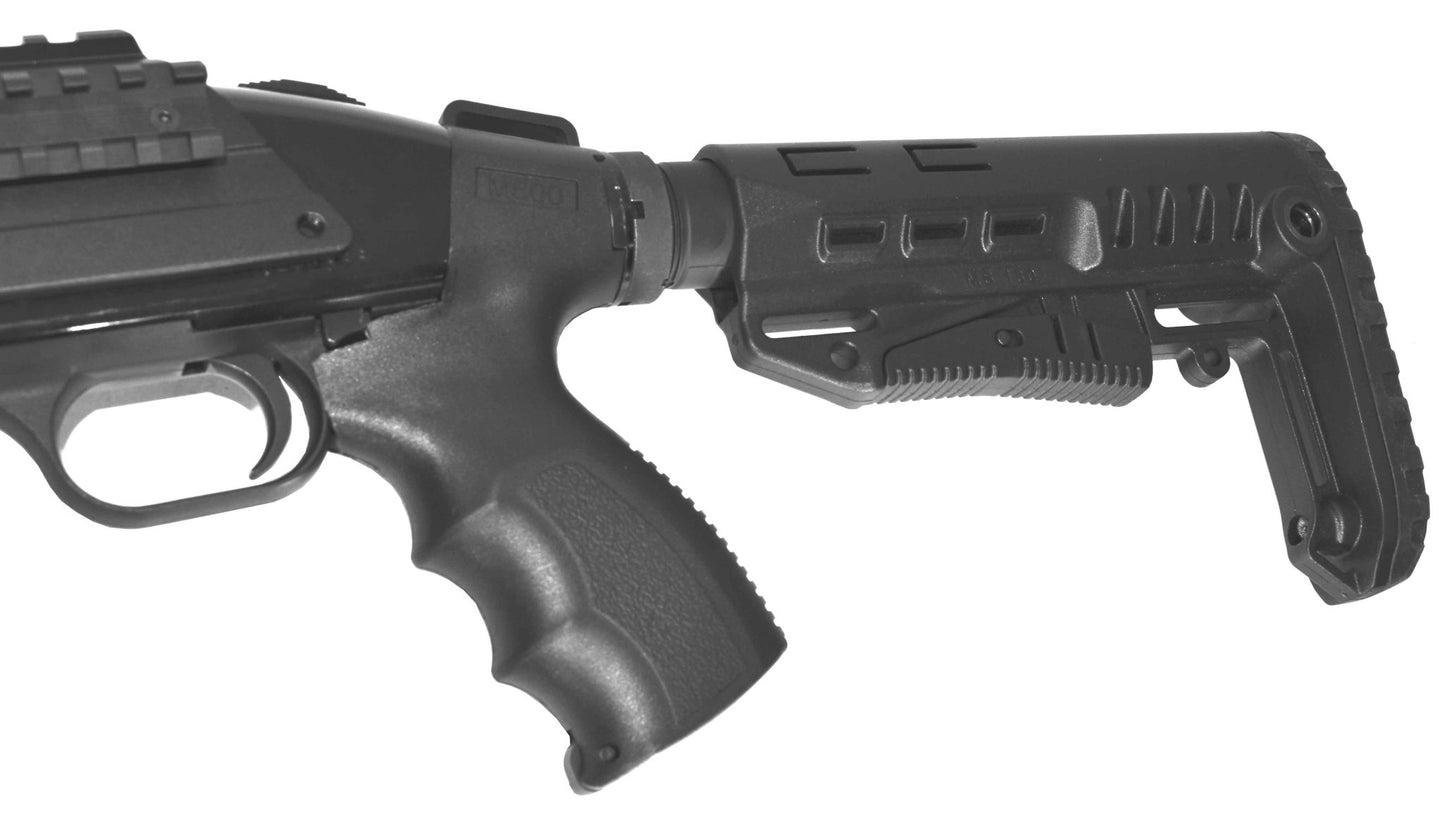 Tactical Insane Stock Compatible With Mossberg 500A 12 Gauge Pump - TRINITY SUPPLY INC