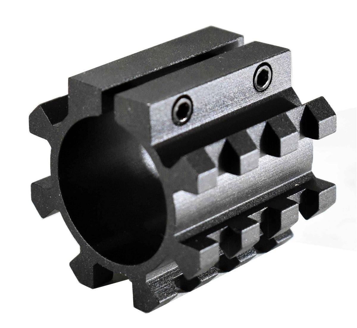 Tactical Picatinny Rail Mount Adapter for Magazine Tubes Compatible With 12 Gauge Pumps. - TRINITY SUPPLY INC