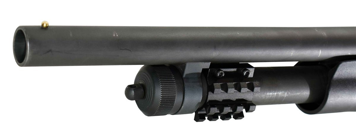 Tactical Picatinny Rail Mount Adapter for Magazine Tubes Compatible With 12 Gauge Pumps. - TRINITY SUPPLY INC