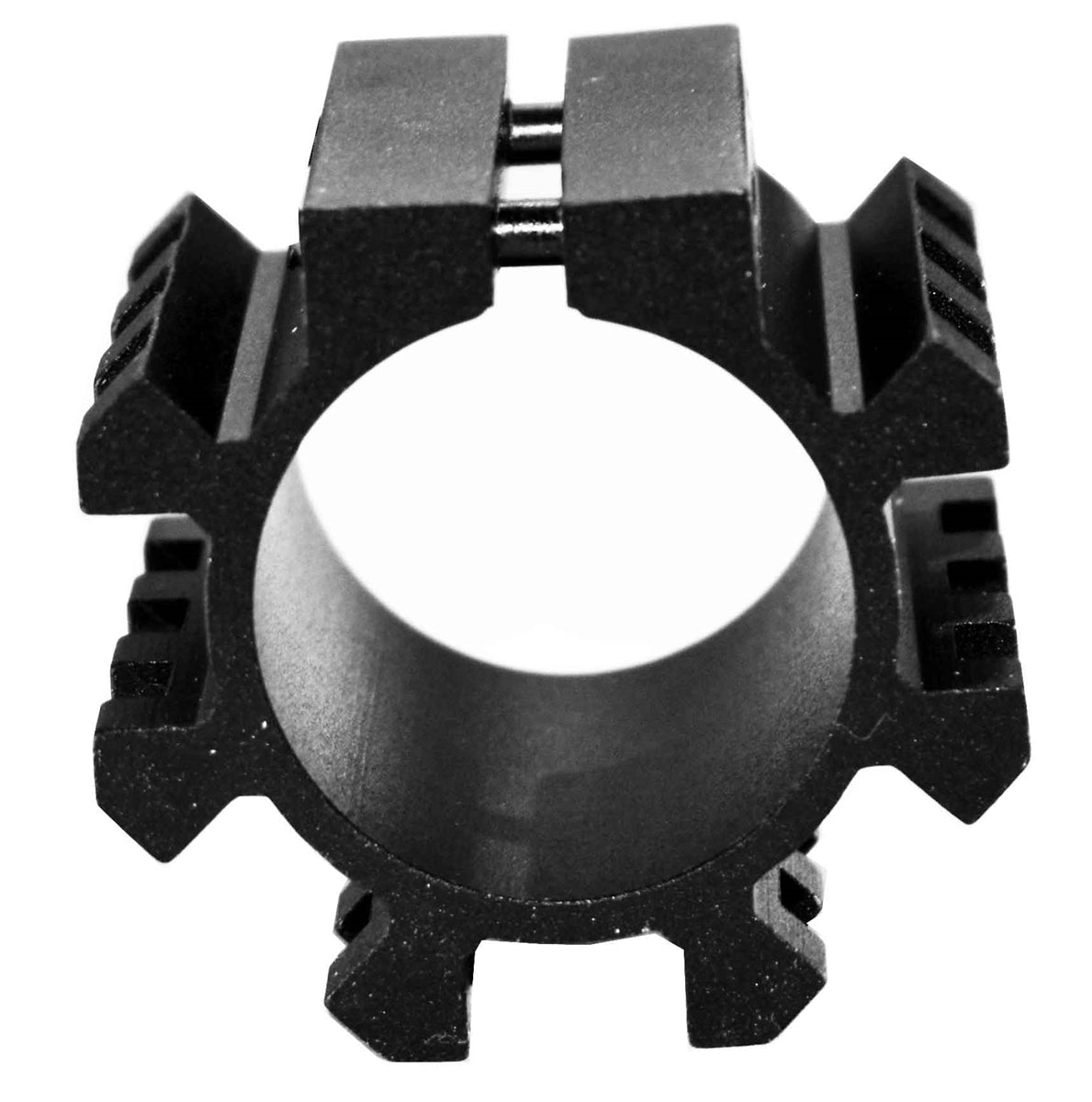 Tactical Picatinny Rail Mount Adapter for Magazine Tubes Compatible With 12 Gauge Pumps. - TRINITY SUPPLY INC