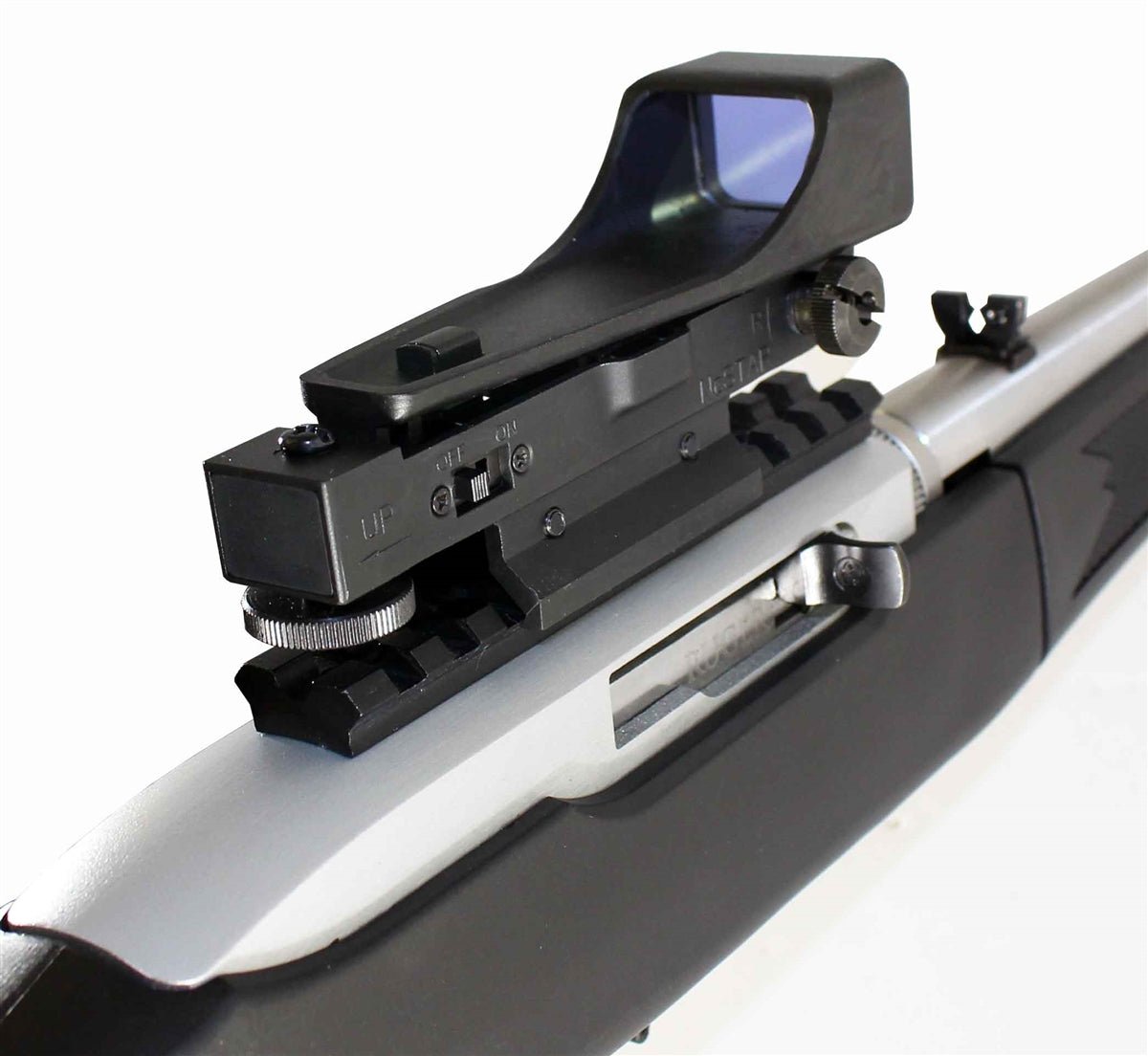 Tactical Red Dot Reflex Sight Aluminum Black With Base Mount For Ruger 10/22 Model Rifle. - TRINITY SUPPLY INC