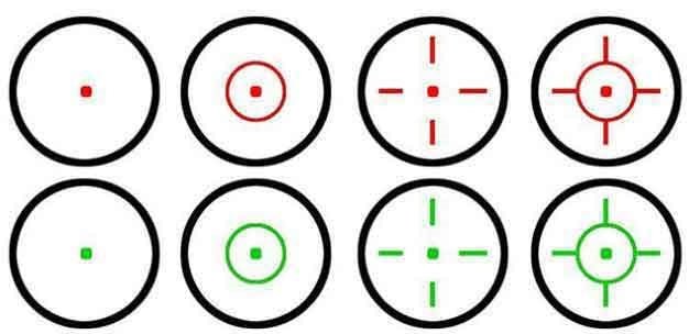 Tactical Reflex Sight Aluminum Black Red Green Reticle Picatinny Style Compatible Kel-Tec KSG 12 Gauge Pump. - TRINITY SUPPLY INC