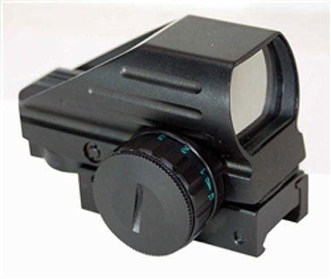 Tactical Reflex Sight Aluminum Black With 4 Reticles Picatinny Style Compatible With Rifles. - TRINITY SUPPLY INC