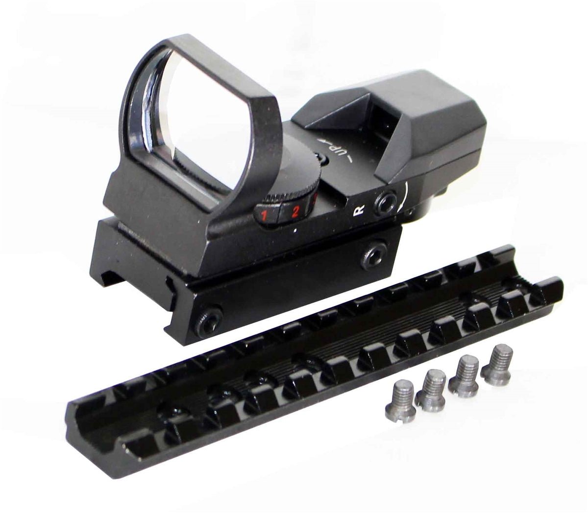 Tactical Reflex Sight With 4 Reticles With Base Mount Compatible With Marlin 336 Rifle. - TRINITY SUPPLY INC