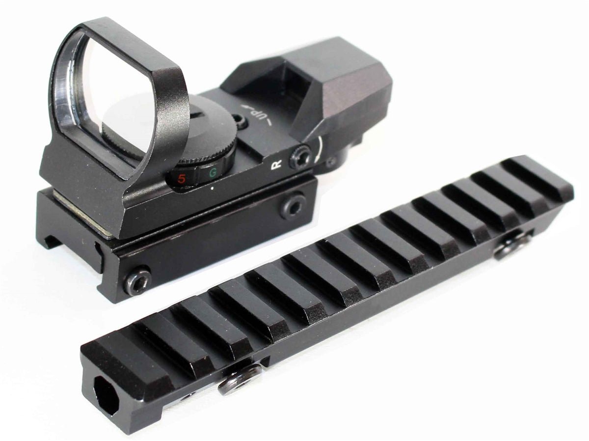 Tactical Reflex Sight With Base Mount Compatible With Ruger Mini 14 Rifles And Ruger Mini 30 Rifles. - TRINITY SUPPLY INC